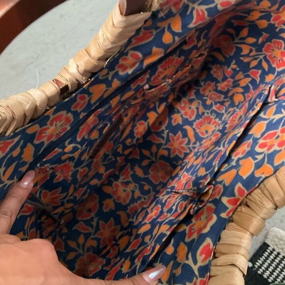 Nordstrom Beaded Straw Summer Bag - Picture 6 of 8